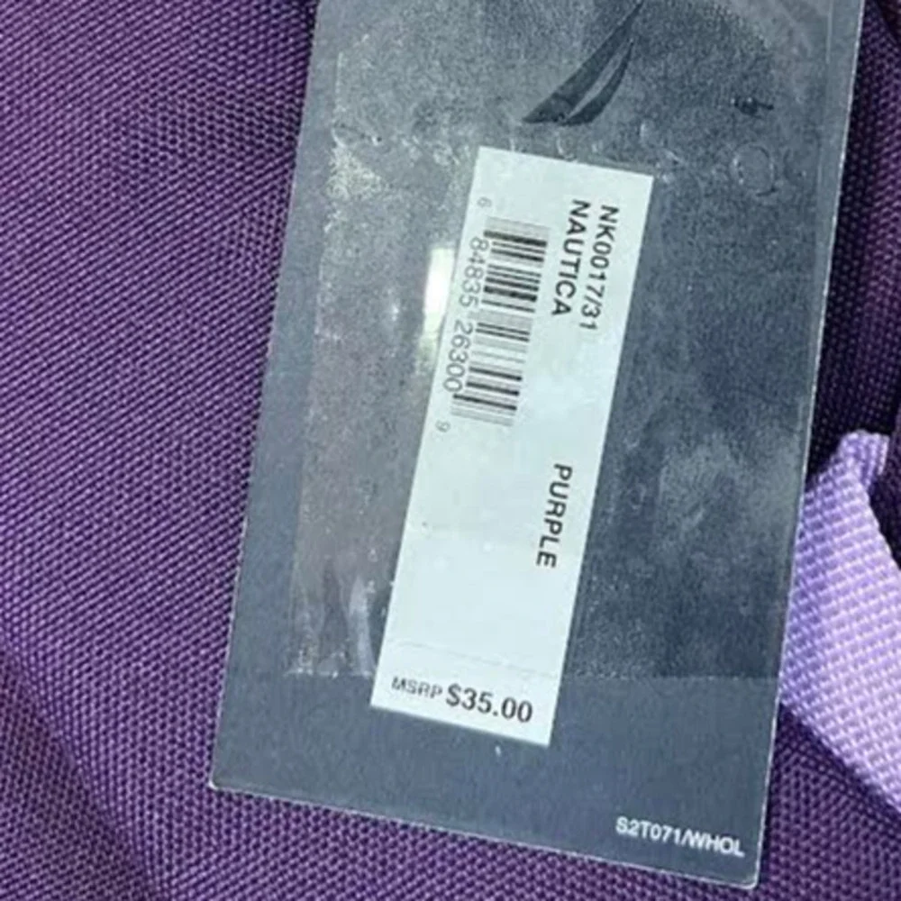 NWT! Nautica Girls' Big Fashion Print‎ Small Backpack Grape, One Size